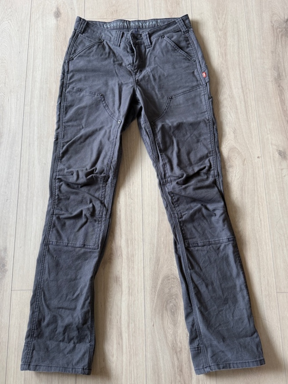 Dovetail Workwear Britt Utility Jeans in Charcoal